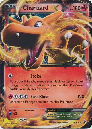 Charizard EX (11/106) (Jumbo Card) [XY: Flashfire] | Black Swamp Games