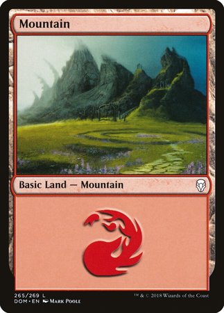 Mountain (265) [Dominaria] | Black Swamp Games