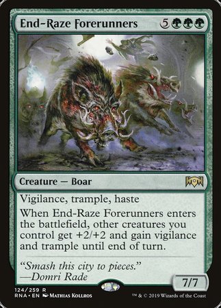 End-Raze Forerunners [Ravnica Allegiance] | Black Swamp Games