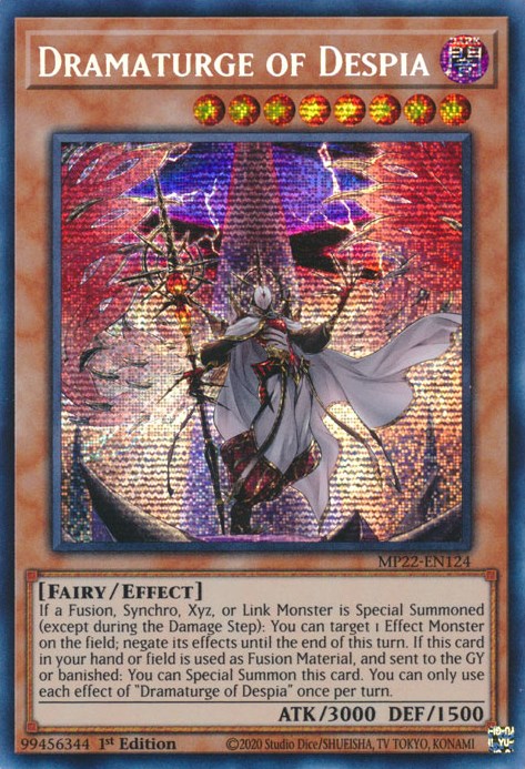 Dramaturge of Despia [MP22-EN124] Prismatic Secret Rare | Black Swamp Games