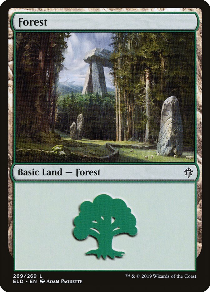 Forest (269) [Throne of Eldraine] | Black Swamp Games