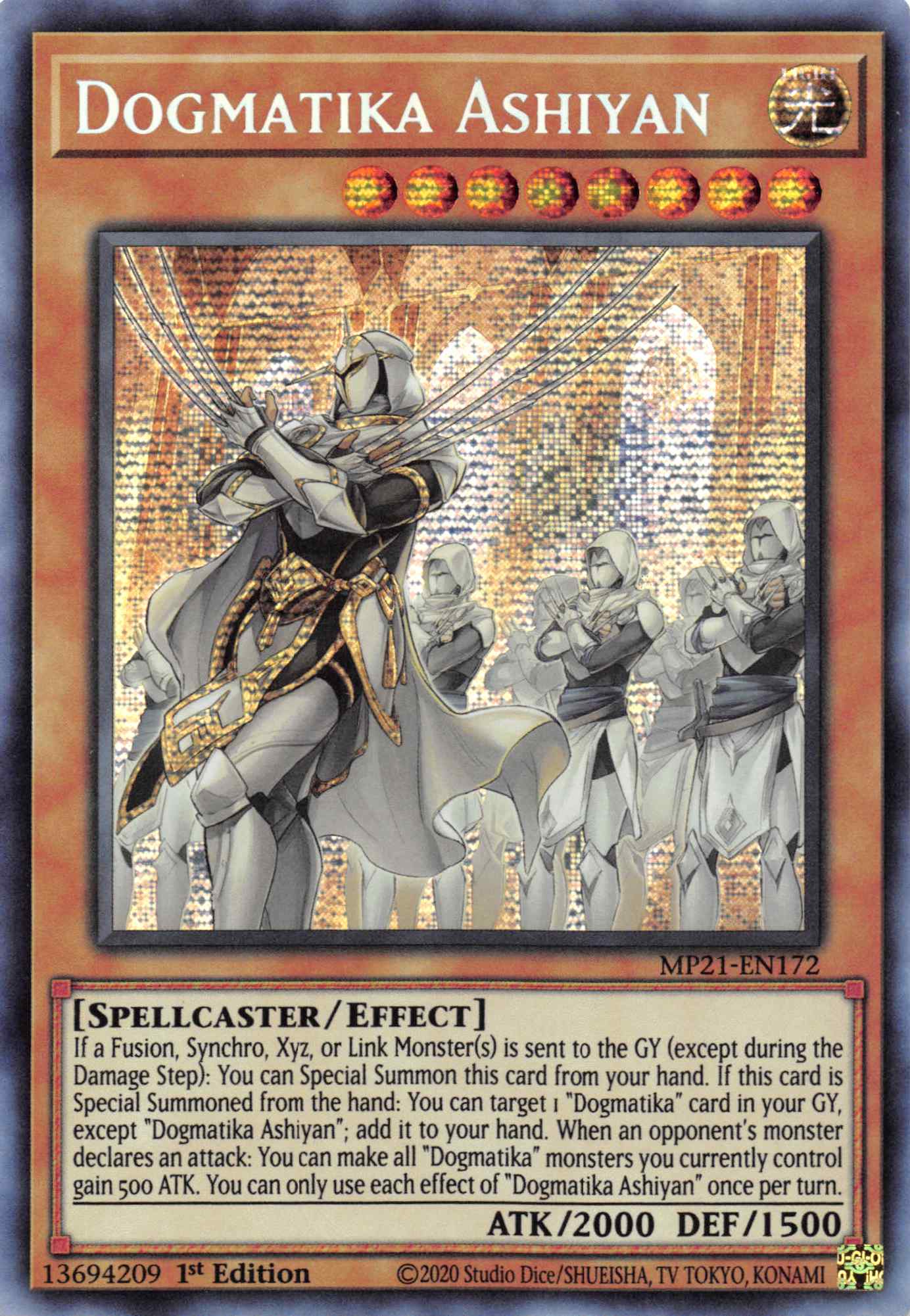 Dogmatika Ashiyan [MP21-EN172] Prismatic Secret Rare | Black Swamp Games