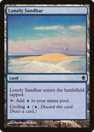 Lonely Sandbar [Commander 2013] | Black Swamp Games