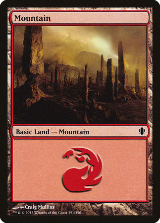 Mountain (351) [Commander 2013] | Black Swamp Games