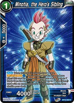 Minotia, the Hero's Sibling (BT14-053) [Cross Spirits] | Black Swamp Games