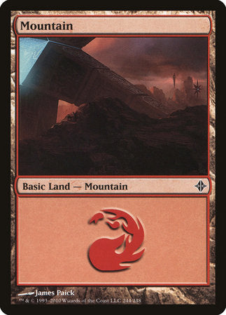 Mountain (244) [Rise of the Eldrazi] | Black Swamp Games