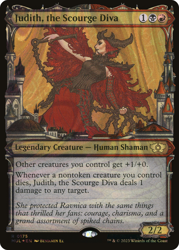 Judith, the Scourge Diva (Halo Foil) [Multiverse Legends] | Black Swamp Games