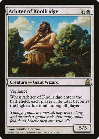 Arbiter of Knollridge [Commander 2011] | Black Swamp Games