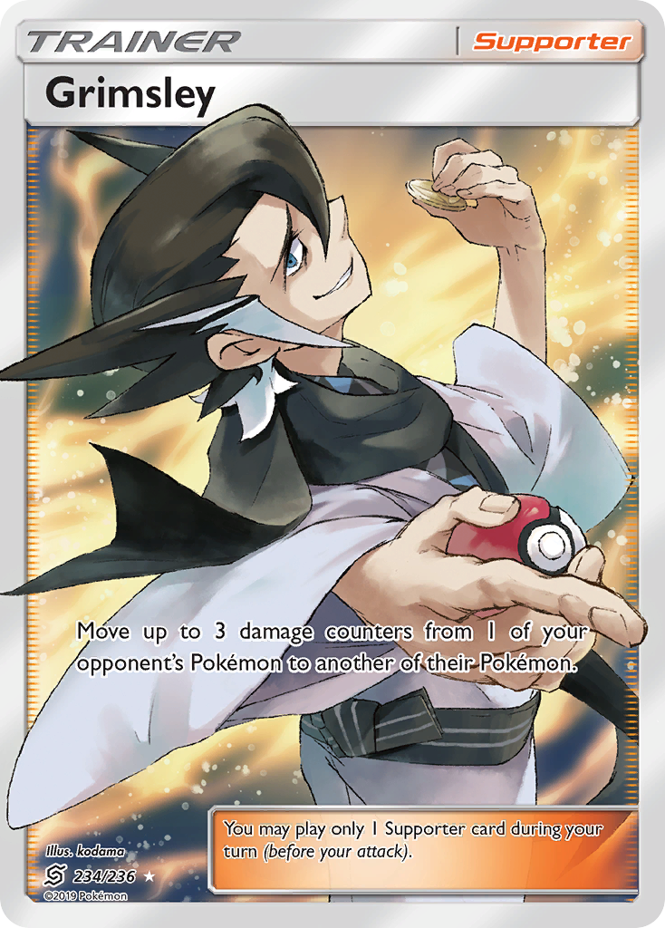 Grimsley (234/236) [Sun & Moon: Unified Minds] | Black Swamp Games