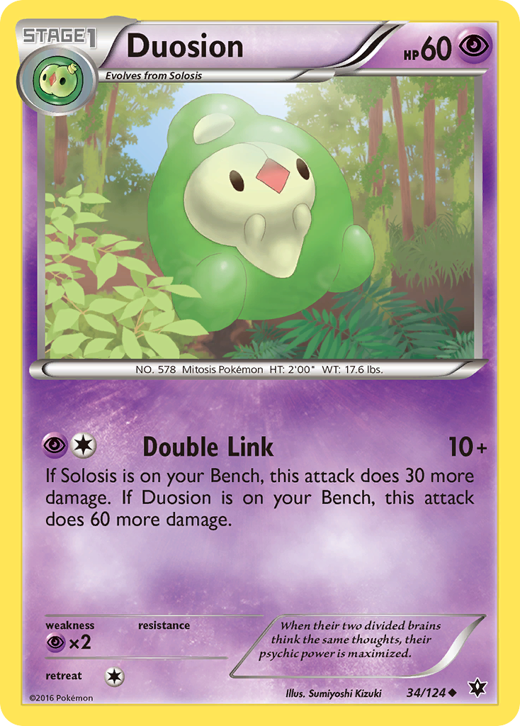 Duosion (34/124) [XY: Fates Collide] | Black Swamp Games