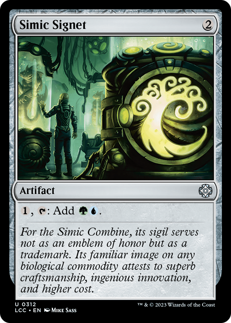 Simic Signet [The Lost Caverns of Ixalan Commander] | Black Swamp Games