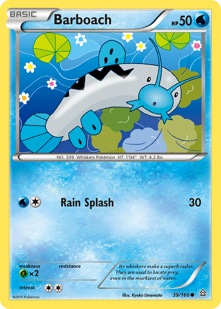 Barboach (39/160) [XY: Primal Clash] | Black Swamp Games