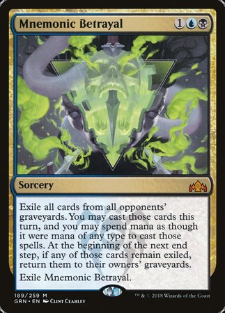 Mnemonic Betrayal [Guilds of Ravnica] | Black Swamp Games