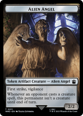 Alien Angel // Clue (0023) Double-Sided Token [Doctor Who Tokens] | Black Swamp Games