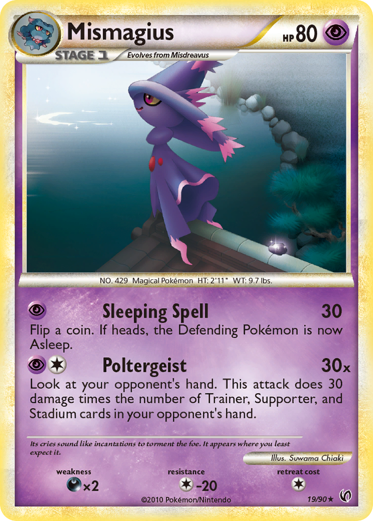 Mismagius (19/90) [HeartGold & SoulSilver: Undaunted] | Black Swamp Games