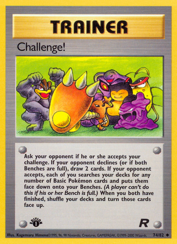 Challenge! (74/82) [Team Rocket 1st Edition] | Black Swamp Games