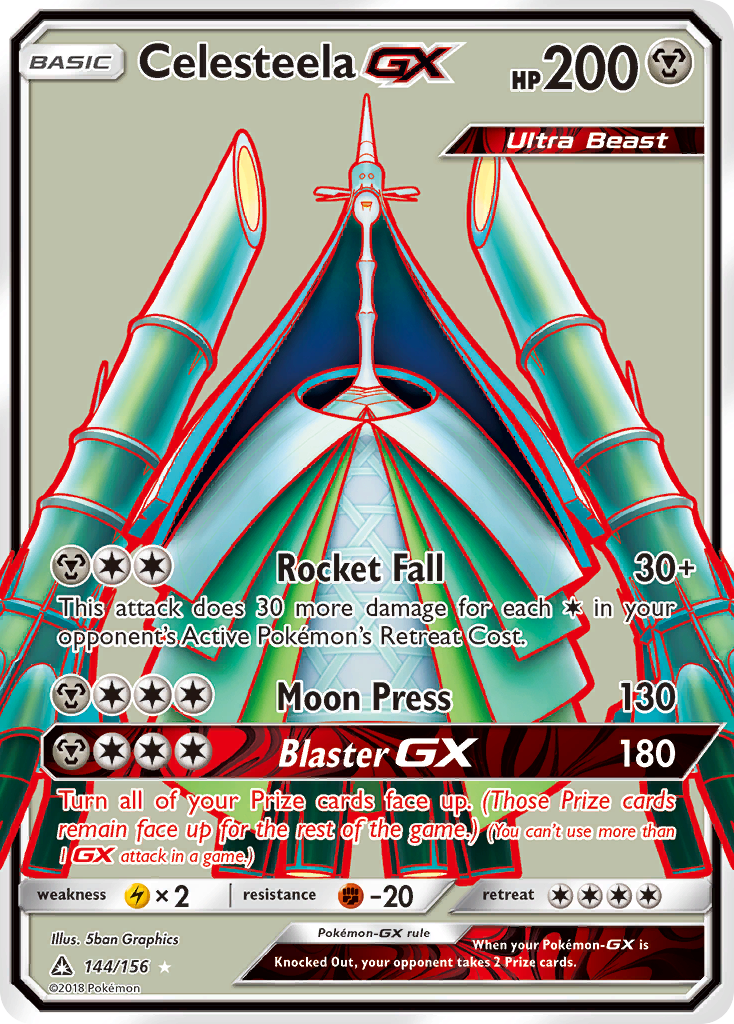 Celesteela GX (144/156) [Sun & Moon: Ultra Prism] | Black Swamp Games