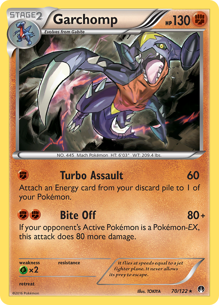 Garchomp (70/122) [XY: BREAKpoint] | Black Swamp Games