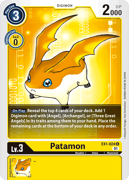 Patamon [EX1-024] [Classic Collection] | Black Swamp Games