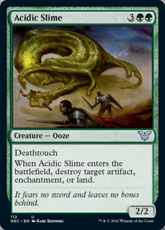 Acidic Slime [Kamigawa: Neon Dynasty Commander] | Black Swamp Games