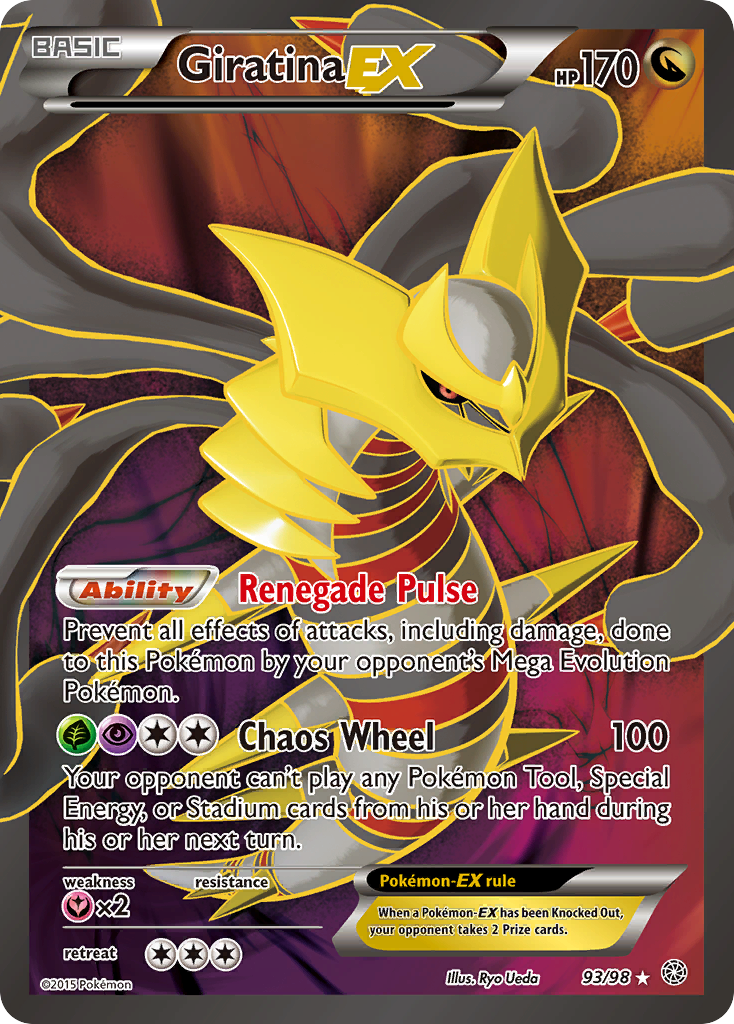 Giratina EX (93/98) [XY: Ancient Origins] | Black Swamp Games