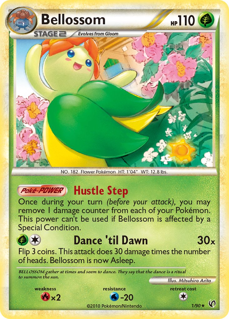 Bellossom (1/90) (Theme Deck Exclusive) [HeartGold & SoulSilver: Undaunted] | Black Swamp Games