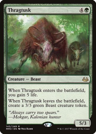 Thragtusk [Modern Masters 2017] | Black Swamp Games