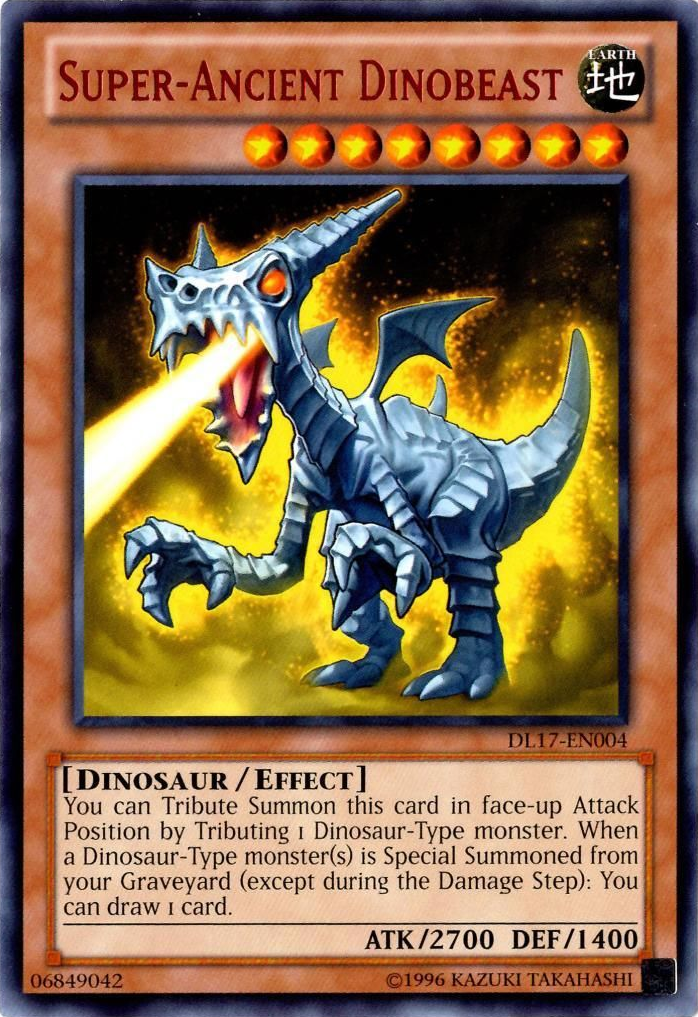 Super-Ancient Dinobeast (Red) [DL17-EN004] Rare | Black Swamp Games