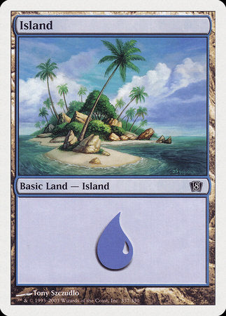 Island (337) [Eighth Edition] | Black Swamp Games