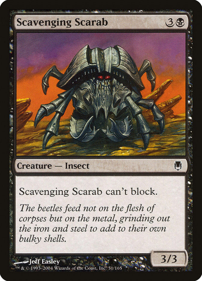 Scavenging Scarab [Darksteel] | Black Swamp Games
