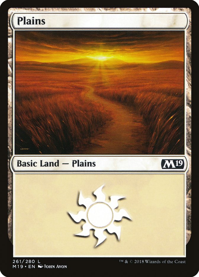 Plains (261) [Core Set 2019] | Black Swamp Games