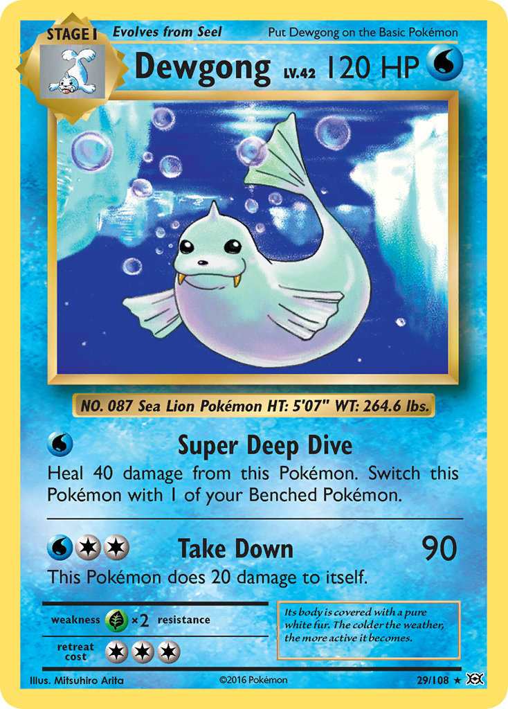 Dewgong (29/108) [XY: Evolutions] | Black Swamp Games