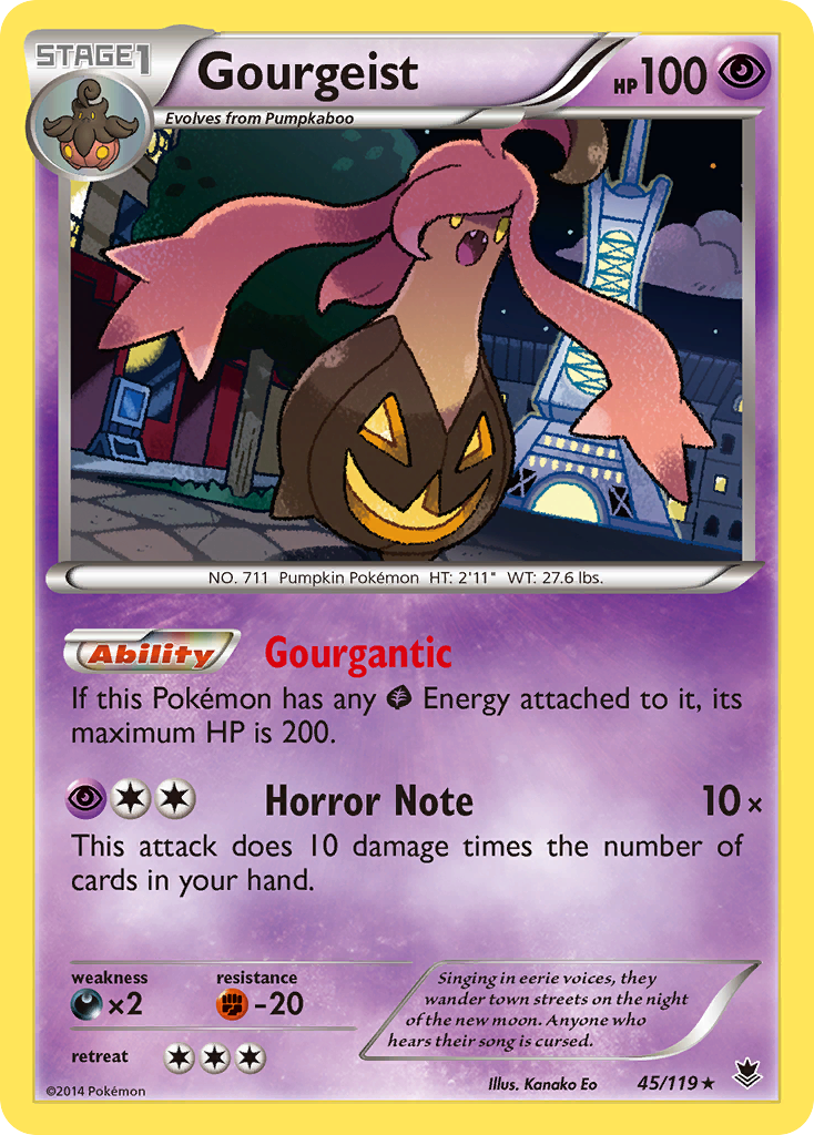 Gourgeist (45/119) [XY: Phantom Forces] | Black Swamp Games