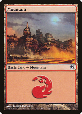 Mountain (243) [Scars of Mirrodin] | Black Swamp Games