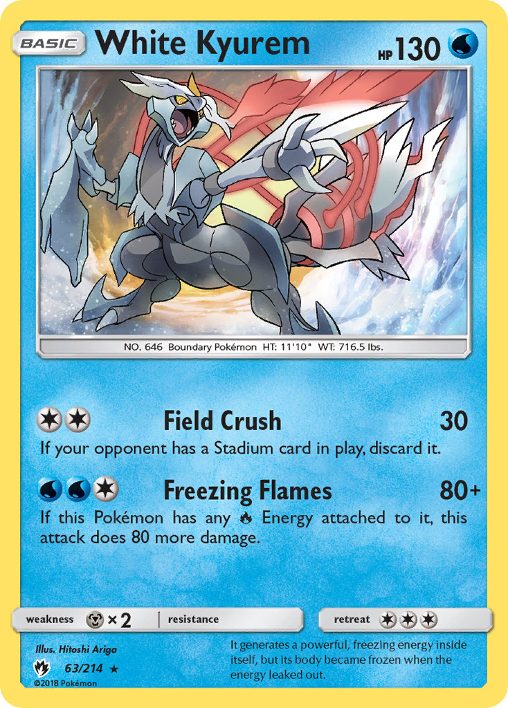 White Kyurem (63/214) [Sun & Moon: Lost Thunder] | Black Swamp Games