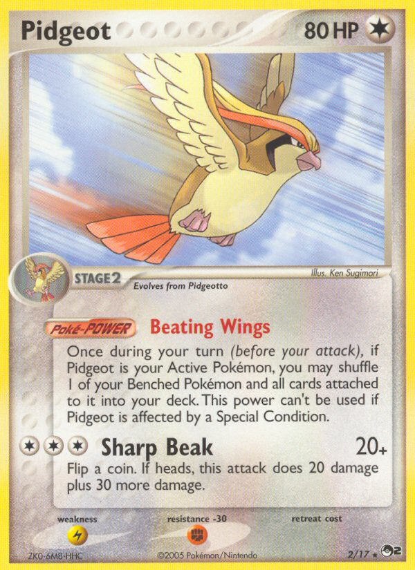 Pidgeot (2/17) [POP Series 2] | Black Swamp Games