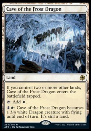 Cave of the Frost Dragon (Promo Pack) [Dungeons & Dragons: Adventures in the Forgotten Realms Promos] | Black Swamp Games