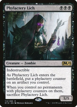 Phylactery Lich [Core Set 2019] | Black Swamp Games