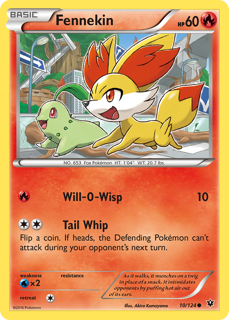 Fennekin (10/124) [XY: Fates Collide] | Black Swamp Games