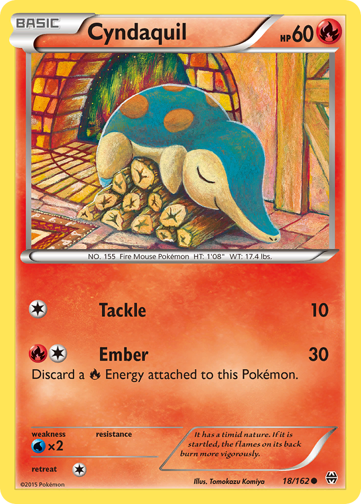 Cyndaquil (18/162) [XY: BREAKthrough] | Black Swamp Games