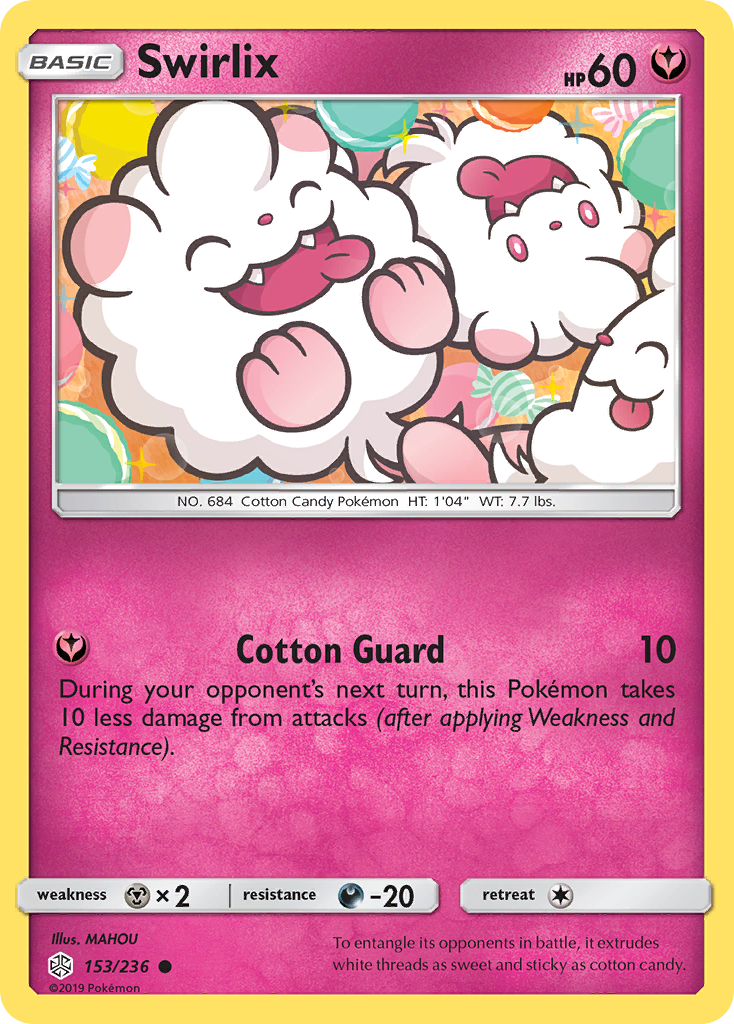 Swirlix (153/236) [Sun & Moon: Cosmic Eclipse] | Black Swamp Games