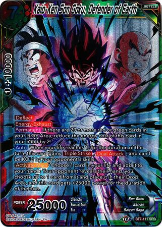 Kaio-Ken Son Goku, Defender of Earth (SPR) [BT7-111] | Black Swamp Games