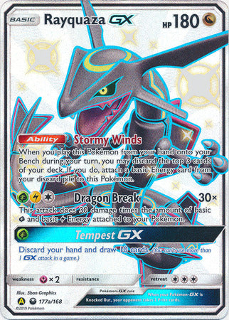 Rayquaza GX (177a/168) (Jumbo Card) [Sun & Moon: Celestial Storm] | Black Swamp Games