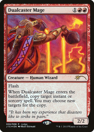 Dualcaster Mage [Judge Gift Cards 2015] | Black Swamp Games