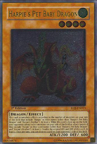 Harpie's Pet Baby Dragon [EOJ-EN013] Ultimate Rare | Black Swamp Games