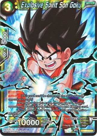 Explosive Spirit Son Goku [BT3-088] | Black Swamp Games