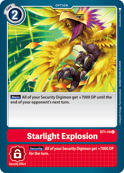 Starlight Explosion [ST1-14] [Starter Deck: Gaia Red] | Black Swamp Games