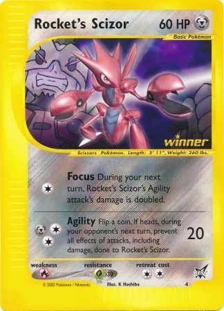 Rocket's Scizor (4) (Jumbo Card) [Best of Promos] | Black Swamp Games