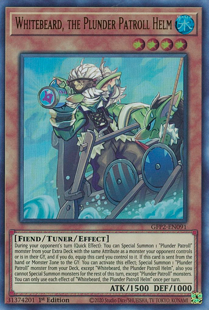 Whitebeard, the Plunder Patroll Helm [GFP2-EN091] Ultra Rare | Black Swamp Games