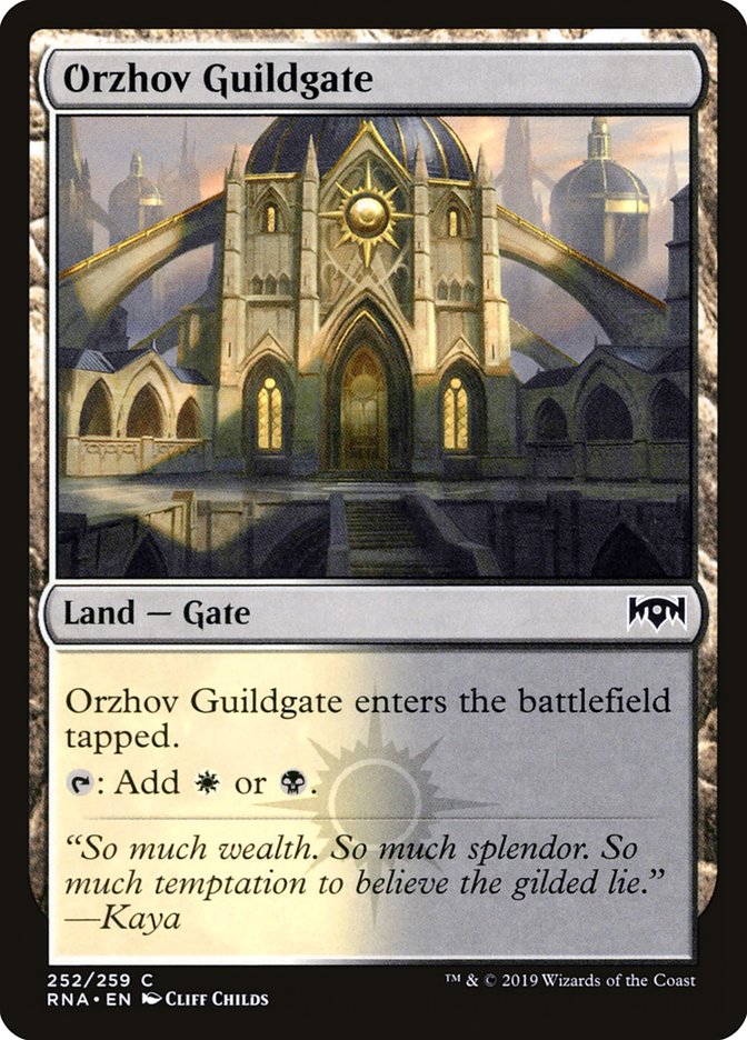 Orzhov Guildgate (252/259) [Ravnica Allegiance] | Black Swamp Games